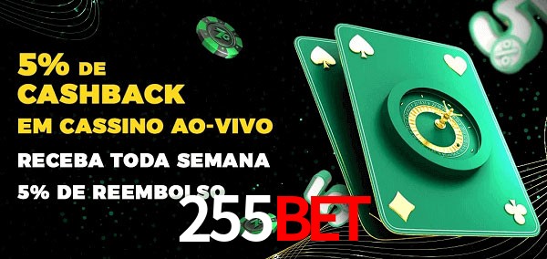 Promoções do cassino ao Vivo 255bet
